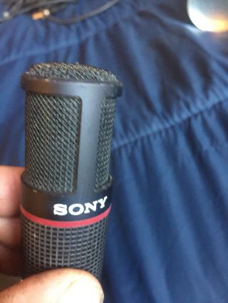 Sony F - K97 Cardioid Dynamic Microphone 2500 Impedance Made In Japan RARE 8