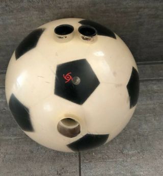 Storm Soccer Ball Bowling Ball 15 lb Sports Series Clear Drilled - Rare 4