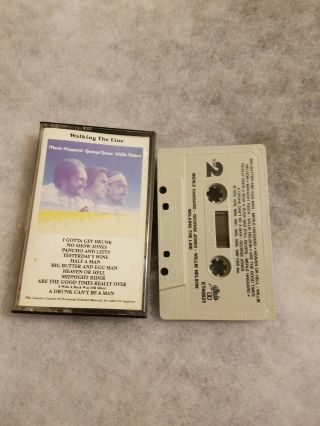 Merle Haggard,  George Jones & Willie Nelson Walking The Line Cassette Rare