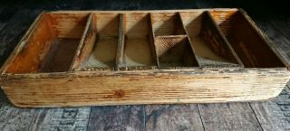 Vintage Wooden Antique Cash Till Drawer Wall Display Tray Old Shop Rare