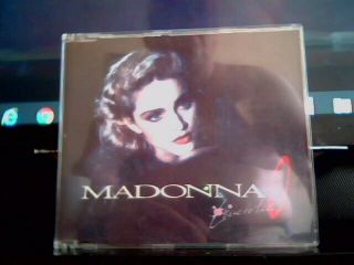 Madonna Live To Tell /edit / Instrumental Cd Single Sire Vgc Rare Yellow Face
