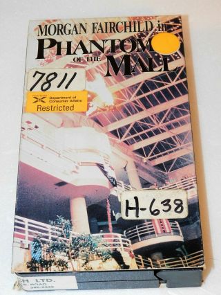 Phantom Of The Mall Erics Revenge R 1988 Fries Pauly Shore Fairchild Horror Rare