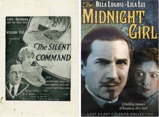 Bela Lugosi 2 Rare Silent Films Silent Command 1923 Midnight Girl 1925