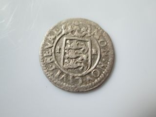 Sweden medieval silver coin,  Karl XI 1 öre 1665 Reval RARE QUALITY 2
