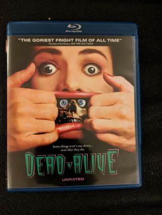 Dead Alive Unrated Blu Ray Very Rare Peter Jackson