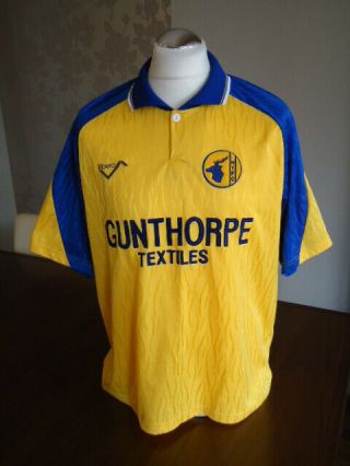 Mansfield Town 1991 Ribero Home Shirt Large Adults Rare Old Vintage