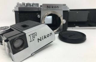 Rare Nikon F W/photomic Finder - Ep Engraving - Nippon Kogaku Film Camera