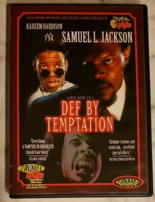 Def By Temptation (dvd,  1998) Rare Director 