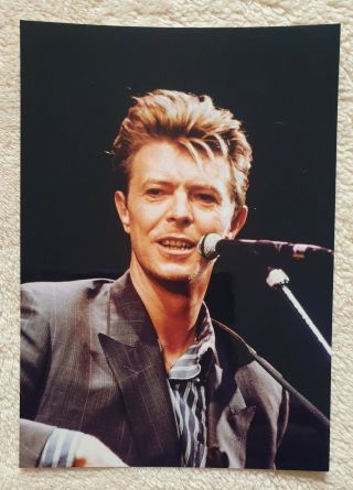 RARE DAVID BOWIE / TIN MACHINE PRESS CONFERENCES - CD AND PHOTOGRAPHS - BOXED 7