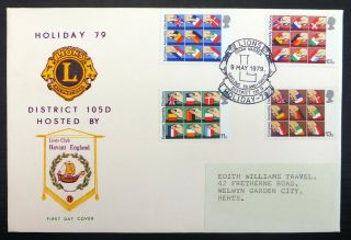 Gb 1979 Elections Fdc With Rare Lions Handstamp Bk940