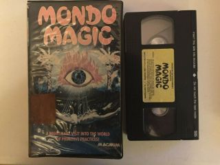 Mondo Magic Vhs Magnum Video Rare Big Box Horror Cult Shockumentary Gore Sleaze