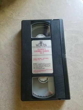 RARE TEX AVERY ' S SCREWBALL CLASSICS 2 1989 TURNER VHS CARTOON TAPE 3
