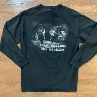 Rare Rage Against The Machine 1998 Giant Records L/s T - Shirt Black & White Large