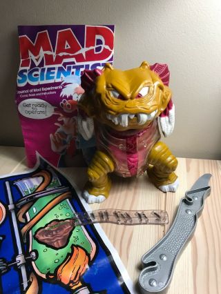 Vintage Mattel Mad Scientist Alien W/ Rare Comic Book/instructions Mat Knife