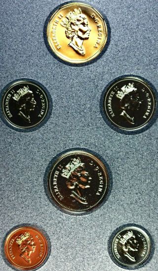 1991 Canadian Specimen Set has rare low mintage Quarter 2
