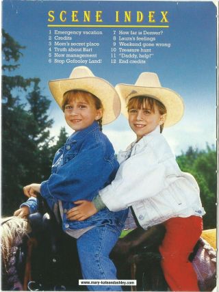 How the West Was Fun (1994) Olsen Twins Family Rare DVD,  OOP,  HTF 3