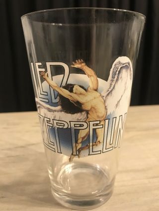 Led Zeppelin Rare 6 " Collectible Drinking Glass “u.  S.  Tour 1977 Band Logo Icarus