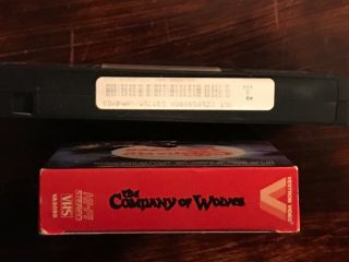 The Company Of Wolves VHS Rare Gothic Horror Vestron Video Werewolves 5