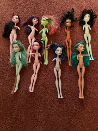 9 Monster High Ever After High Doll Bodies Naked / No Arms Great For Ooak Rare