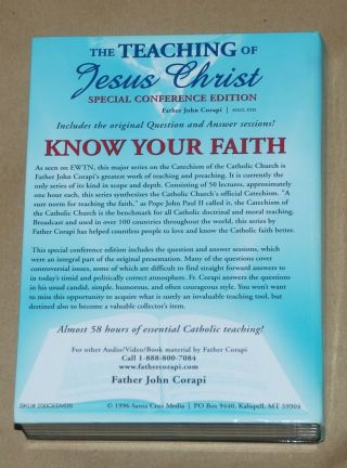 Father John Corapi Teaching of Jesus Christ Bible Set Catechism OOP Rare 1 Day 2