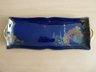 Shelley Sandwich Tray - Rare Colourway Archway Of Roses