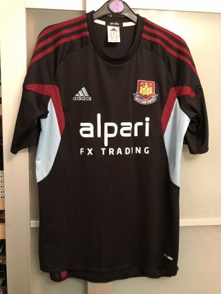 Rare West Ham United Third Shirt Adidas Whu Adult - Size Small