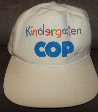 Vintage 1990 Sportcap Kindergarten Cop Rare Movie Promo Hat Cap Nos W/ Defect