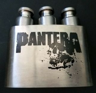 Pantera Rare Belt Buckle Flask