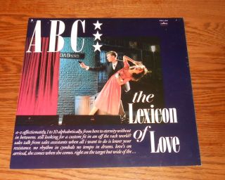 Abc The Lexicon Of Love Poster Flat Square Promo 12x12 Rare