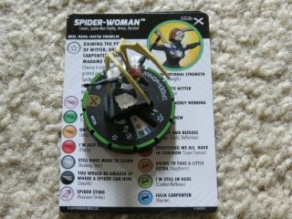 Heroclix Earth X Spider - Woman 053b Rare Prime