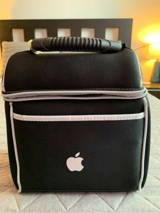 Apple Macintosh Mac Employee Lunch Bag Cooler Rare Insulated Portable Vintage