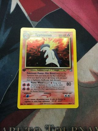 Pokémon Typhlosion 18/111 1st Edition Neo Genesis Holo Rare Pokemon Card