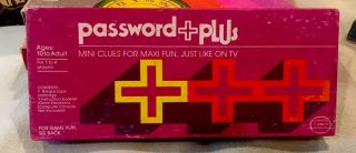Rare Vintage Milton Bradley Omni Entertainment System Password Plus - Cib