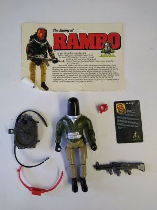 Dr.  Hyde The Enemy Of Rambo S.  A.  V.  A.  G.  E.  Action Figure Coleco Rare 1985