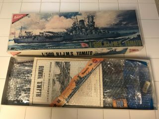 1:500 Nichimo Battleship Yamato complete and Rare Japan 2