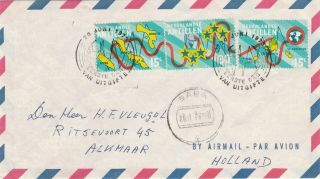 Netherlands Antilles Fdc Rare Cancel Saba Privat Cover 1973 E77