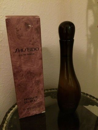 Rare Shiseido Feminite Du Bois Eau De Parfum 50ml 1.  7 Oz Splash Formula