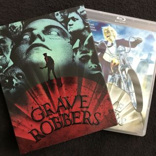 Grave Robbers (blu - Ray/dvd,  2018) 1988 Vinegar Syndrome,  Rare Slipcover