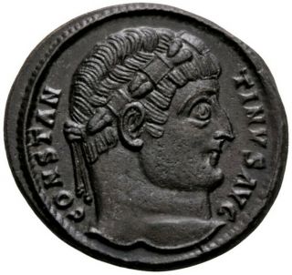 Constantine The Great (334 Ad) Rare Follis.  Antioch Iu 2459