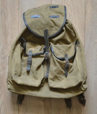 German Wwii Wehrmacht Soldier Rucksack Backpack Rare War Relic Eastern Front 1