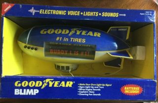 1993 Buddy L Electronic Goodyear Blimp - Rare Toy Vintage Approx.  1/48 Scale