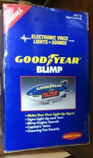 1993 Buddy L Electronic Goodyear Blimp - RARE Toy Vintage approx.  1/48 scale 3