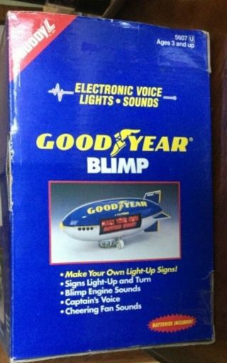 1993 Buddy L Electronic Goodyear Blimp - RARE Toy Vintage approx.  1/48 scale 4