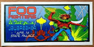 1996 Rare Foo Fighters Poster Orleans - Signed/numbered 78/400