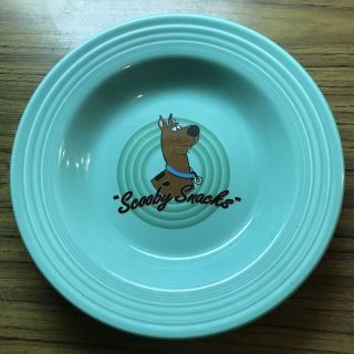 Rare Homer Laughlin Fiesta Ware Scooby Doo Snacks Soup Bowl Warner Brothers 1998