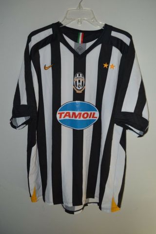 Rare Vintage 2005 Nike Total 90 Juventus Tamoil Soccer Football Jersey Mens Xl