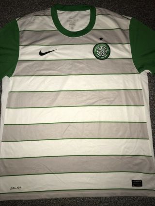 Celtic Away Shirt 2011/12 No Sponsor X - Large Rare