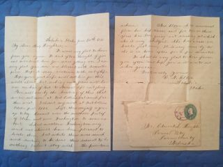Postal History Rare Idaho Letter 1891 Salubia Awesome Cancel Dpo