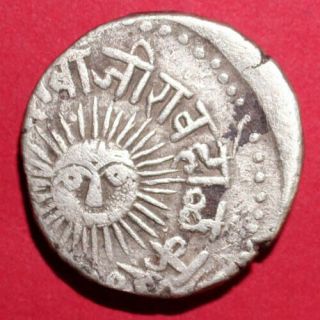 Indore State - Shivaji Rao Holkar - One Rupee - Rare Silver Coin Ca17