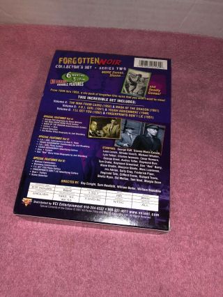 Forgotten Noir Collectors Set Vol.  2 DVD,  2007 Dvd Set Rare Out Of Print Dvd Oop 3